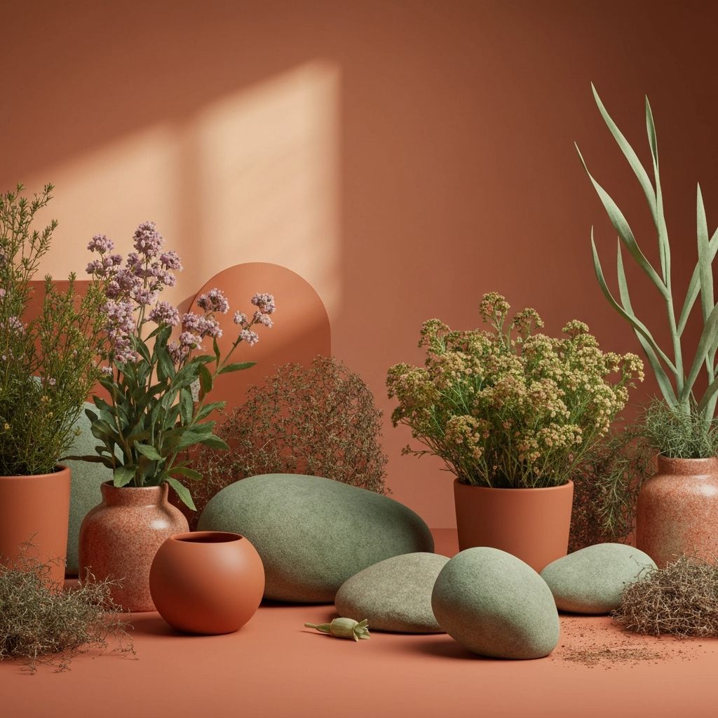 Serene natural landscape symbolizing well-being